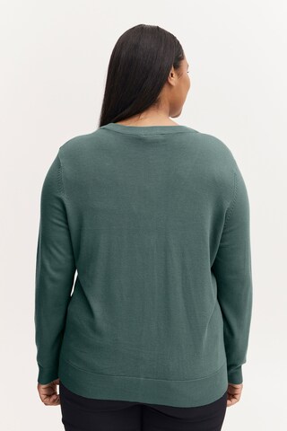 Fransa Knit Cardigan 'BLUME' in Green