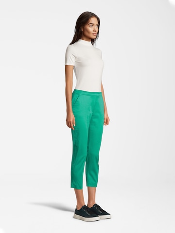 Regular Pantalon 'Luna' Orsay en vert