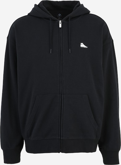 CONVERSE Sweater majica 'SNEAKER PATCH' veličine S u crna / bijela, Pregled proizvoda