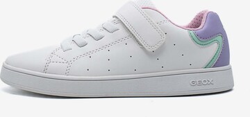 GEOX Sneakers 'J Eclyper A - Vit.Sint.' in Wit: voorkant