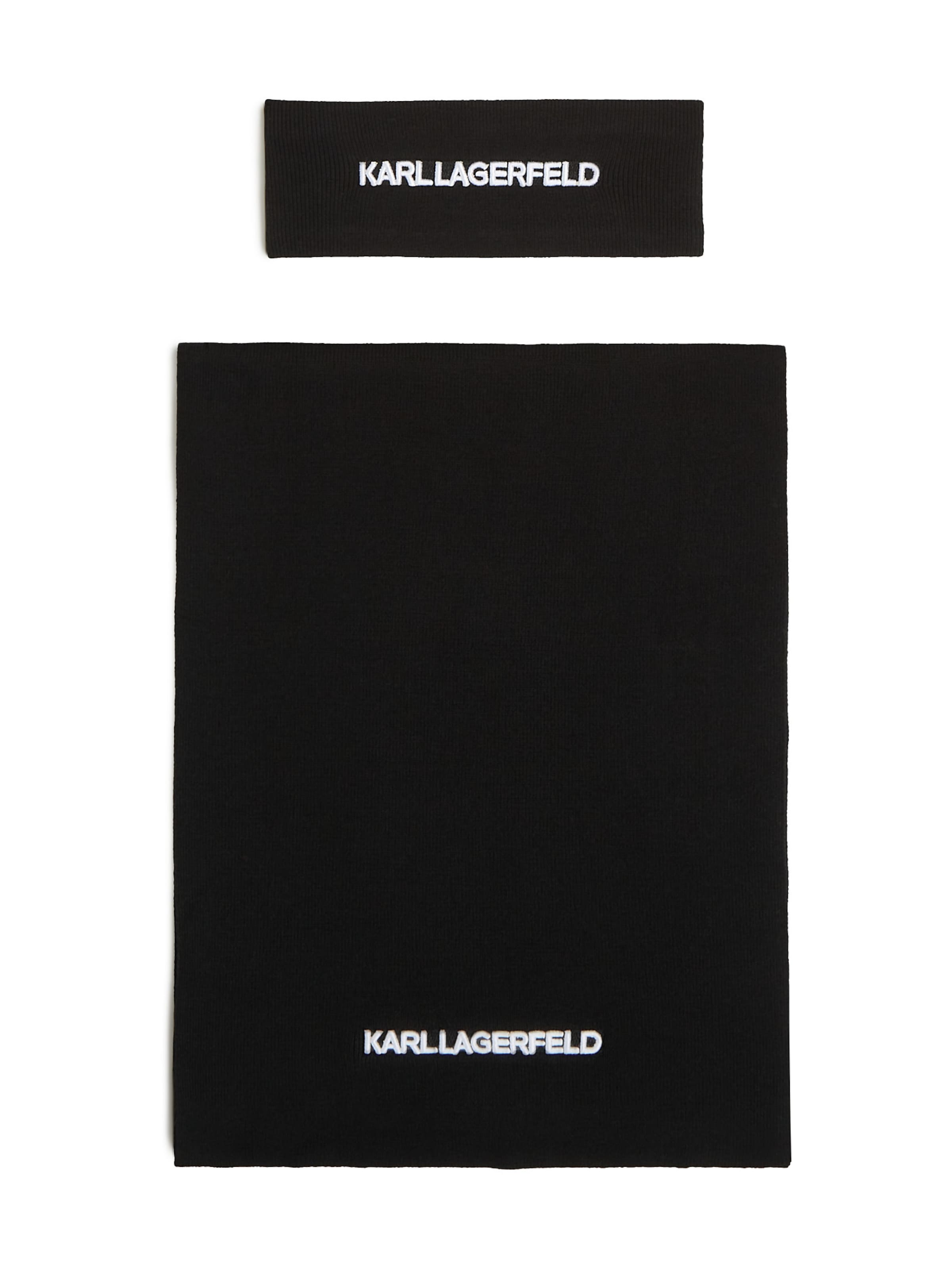 Karl Lagerfeld Κασκόλ σε μαύρο