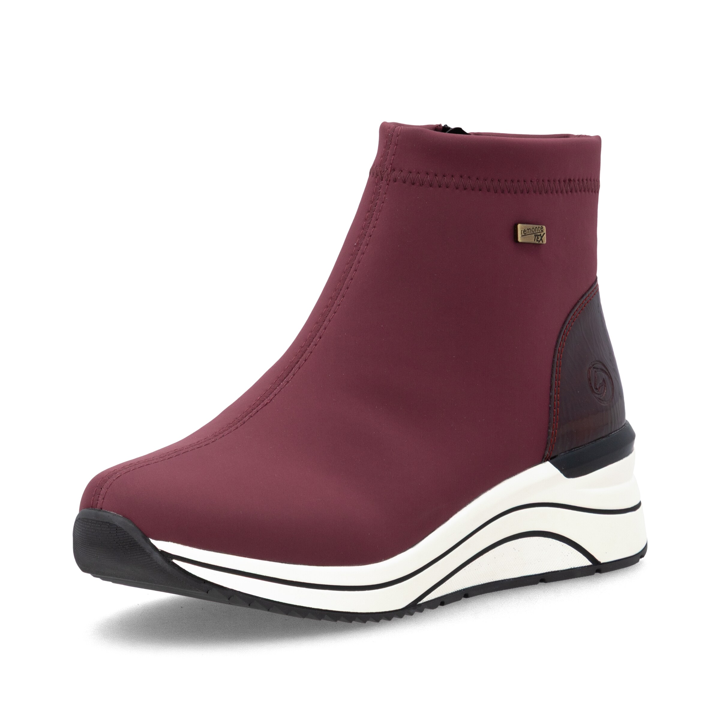 Bottines REMONTE en rouge : devant