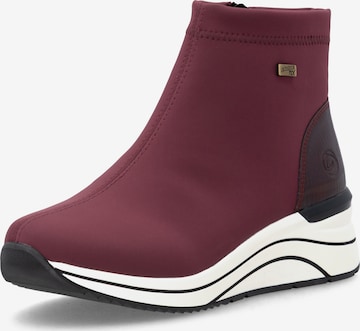 Bottines REMONTE en rouge : devant