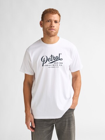 Petrol Industries Shirt 'Huracán' in White: front