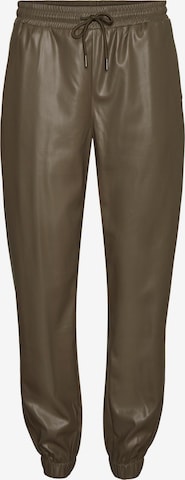 VERO MODA Tapered Pants 'OLYMPIA' in Green: front