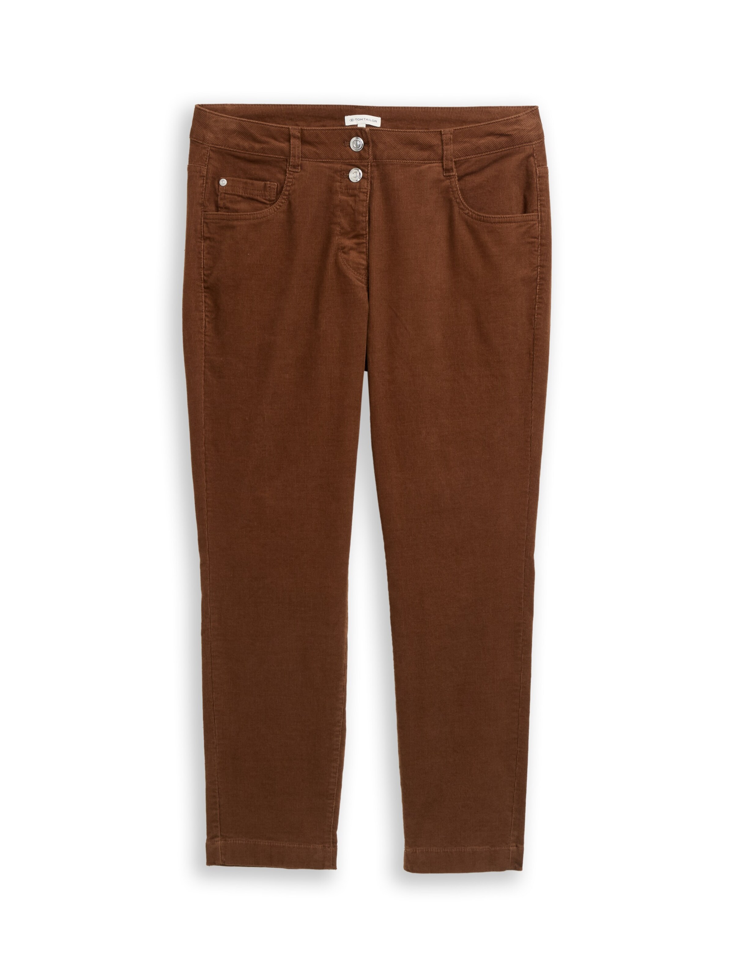 TOM TAILOR - Tapered Calças em bege: frente