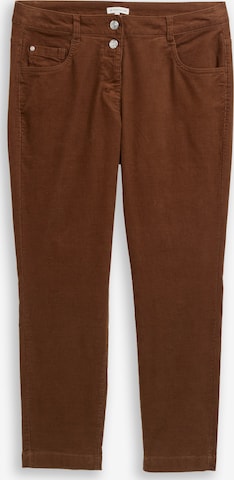 TOM TAILOR Pants in Beige: front