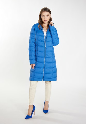 Manteau d’hiver faina en bleu : devant