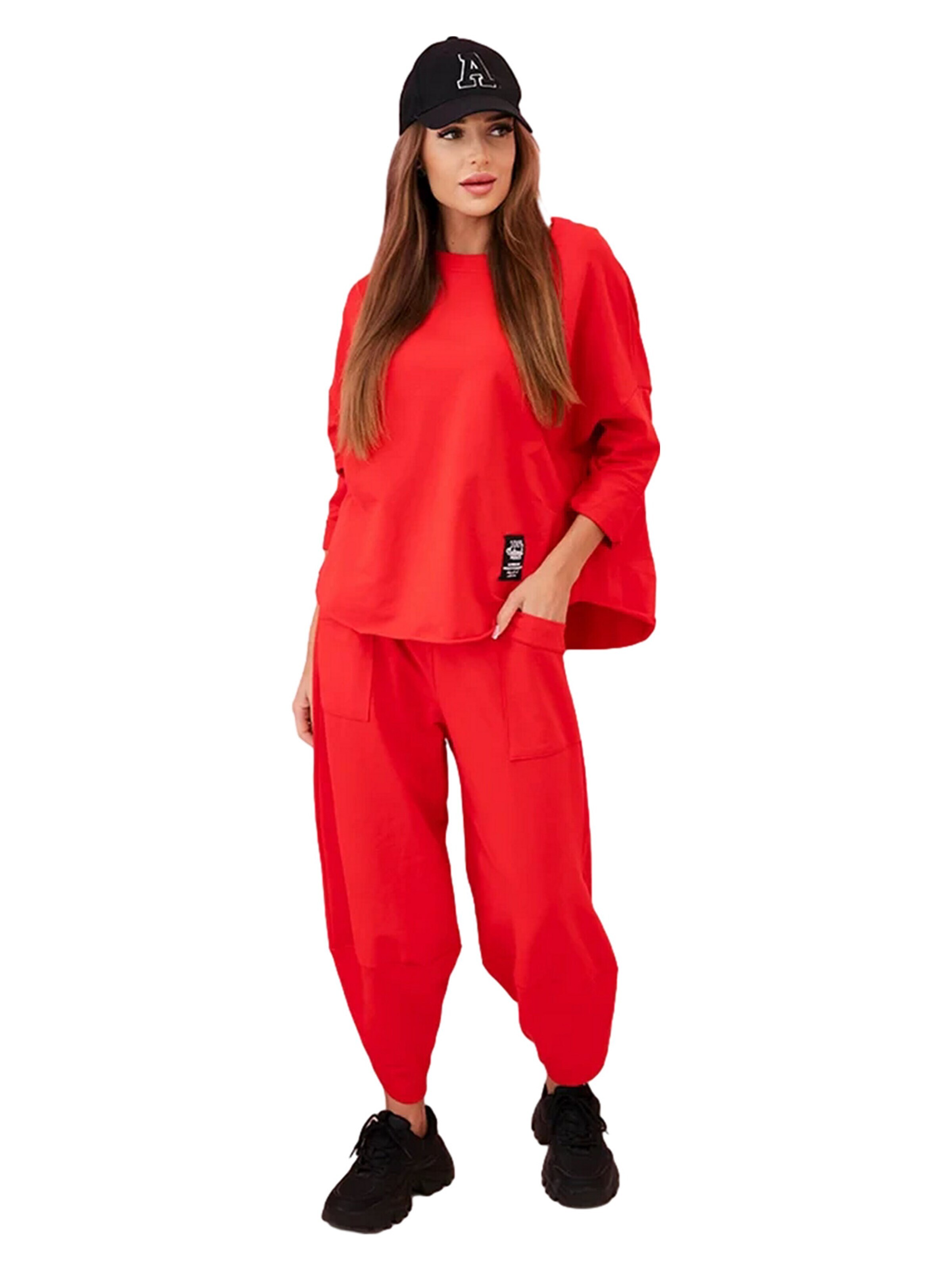 Lumera Domácí oblečení 'Cerise' – červená: přední strana