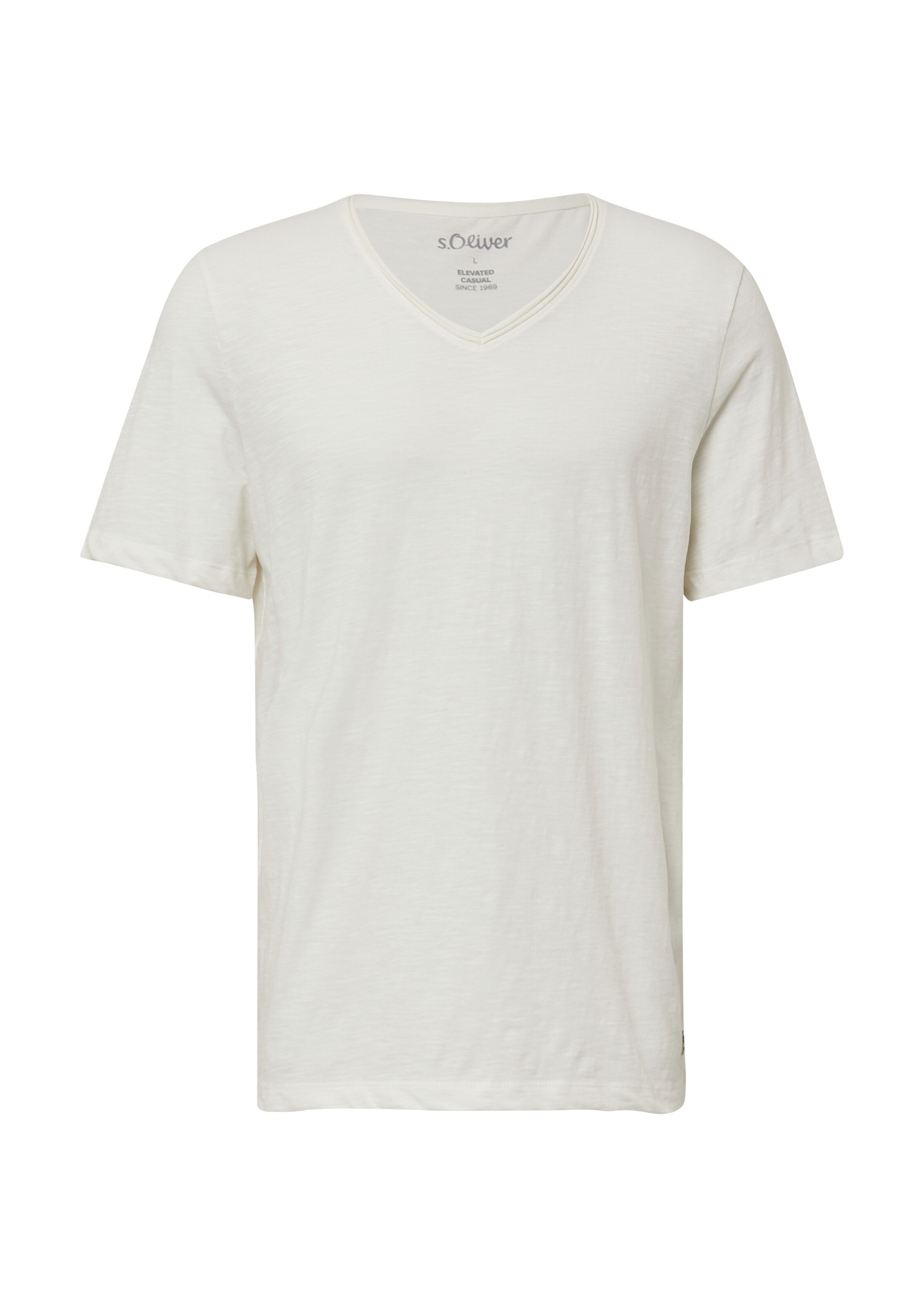 T-Shirt s.Oliver en blanc : devant