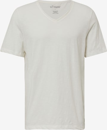 s.Oliver Shirt in Weiß: Vorderseite