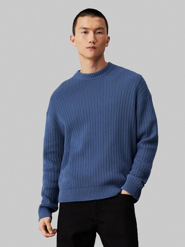 Calvin Klein Jeans Sweater in Blue: front