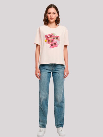 T-shirt 'Christmas Retro Song' F4NT4STIC en rose