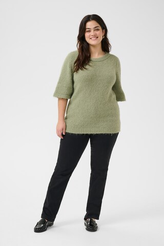 Pull-over KAFFE CURVE en vert