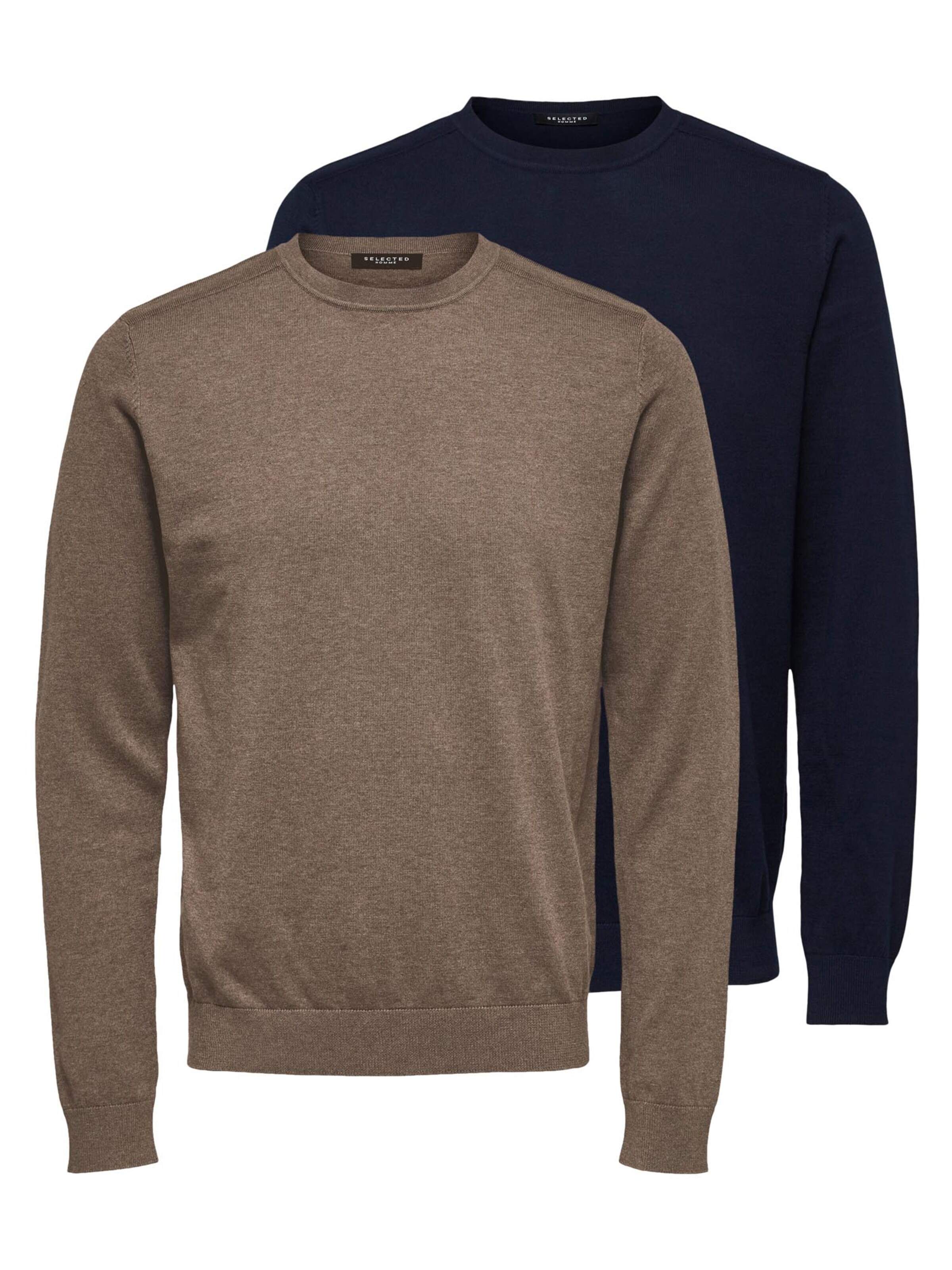 SELECTED Sweater 'Berg' in Blue: front
