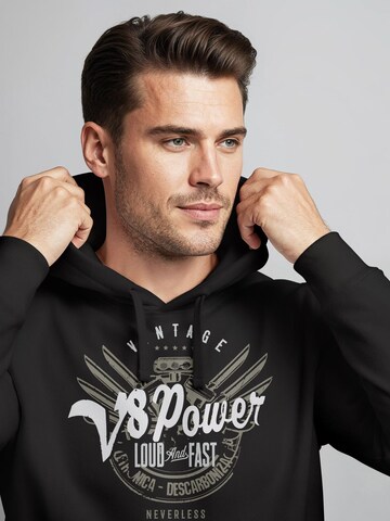 Neverless Sweatshirt 'v8'‌‌‌‌‌ in Schwarz