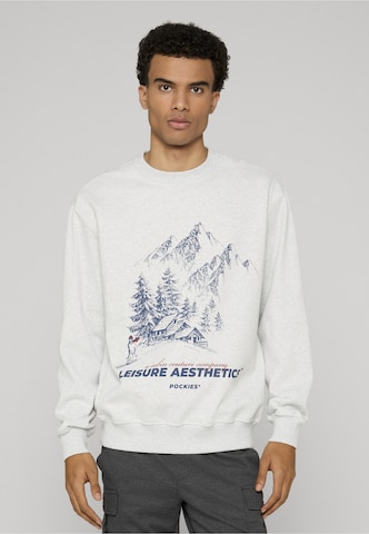 Sweat-shirt Pockies en gris : devant