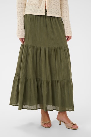 SAINT TROPEZ Kleid 'Raafa' in Grün: Vorderseite