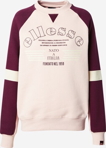 Sweat-shirt 'Norina' ELLESSE en rose : devant