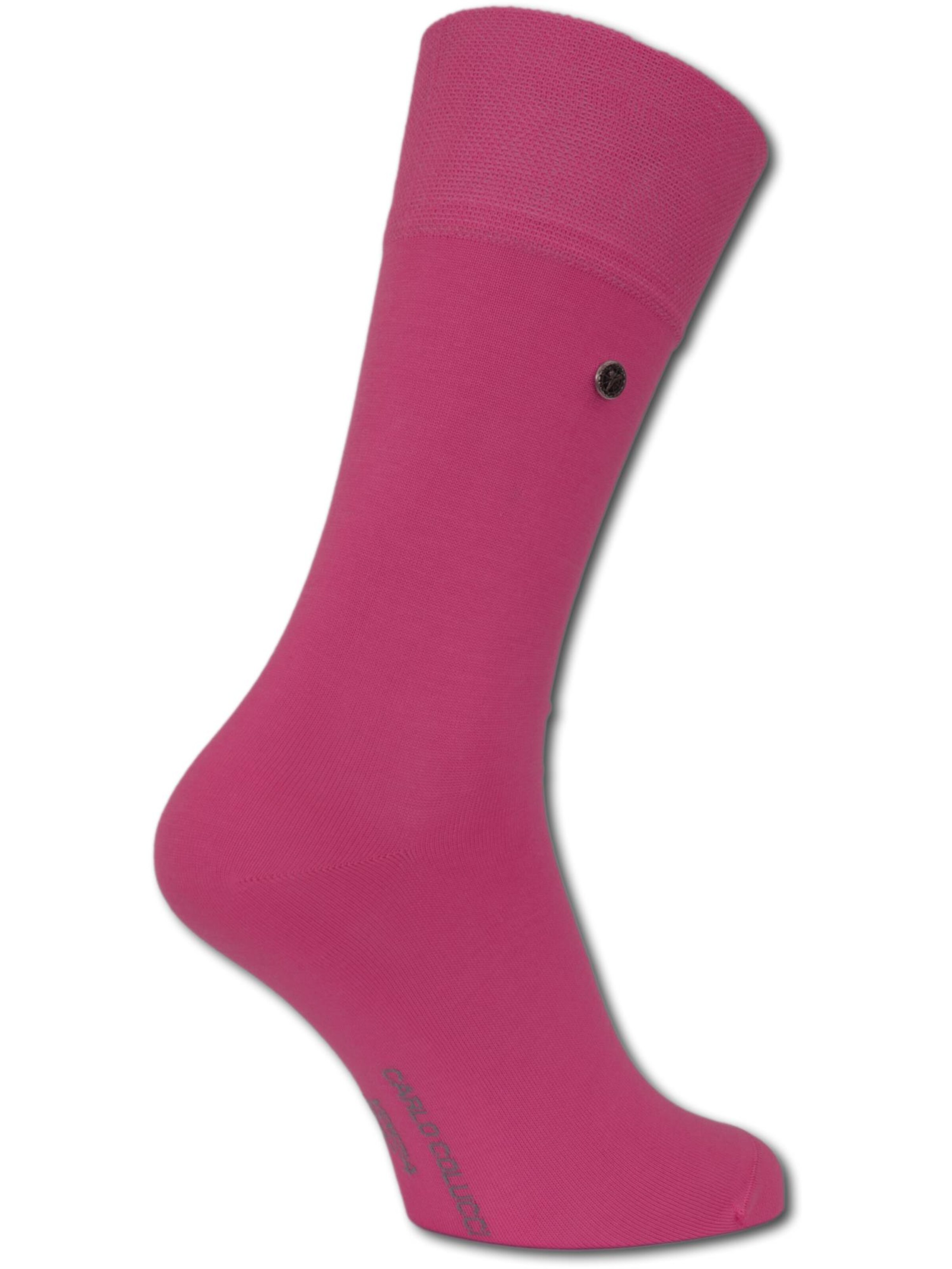 Carlo Colucci Socken ' Firenze ' in Pink