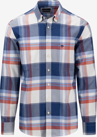 FYNCH-HATTON Regular fit Button Up Shirt in Blue: front