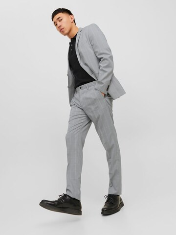 Coupe slim Pantalon à plis JACK & JONES en gris