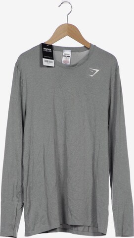 GYMSHARK Top & Shirt in S in Grey: front