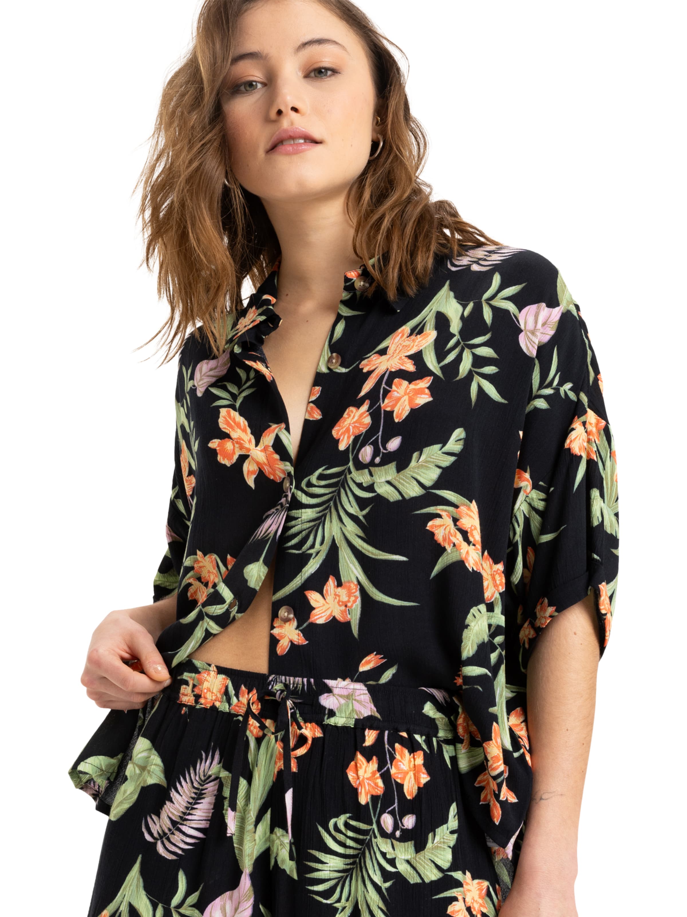 ROXY Blouse 'Beach Nostalgia' in Black