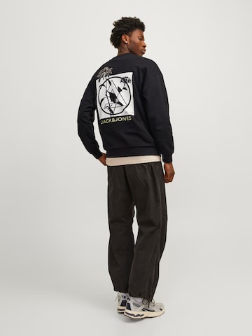 JACK & JONES Sweatshirt 'Stagger' i sort