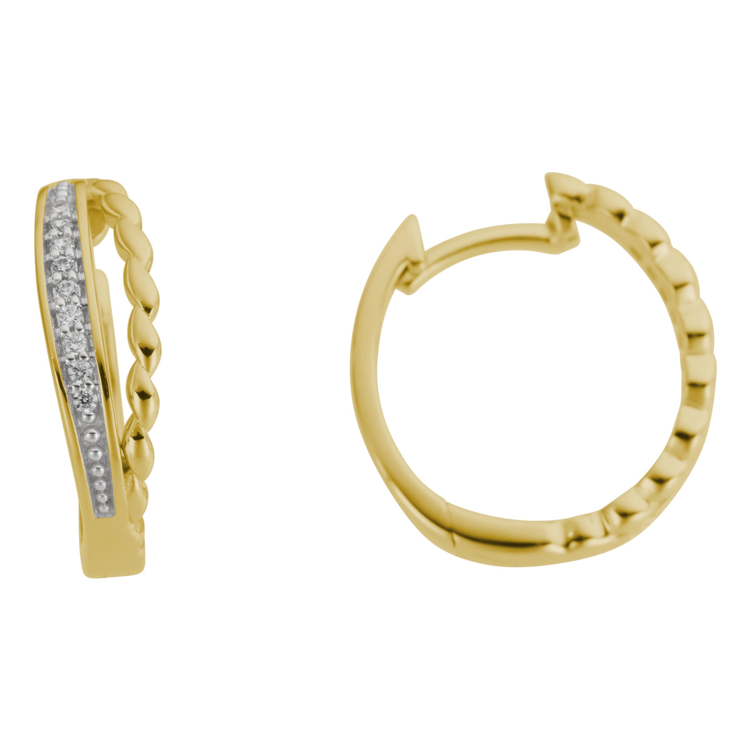 FIRETTI Ohrringe in Gold: Vorderseite