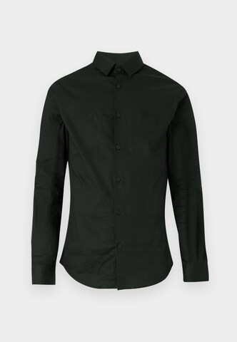 ARMANI EXCHANGE Slim fit Overhemd 'Tessuto' in Zwart