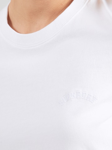 T-shirt 'ESSENTIAL' Superdry en blanc