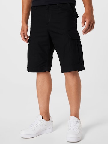 Carhartt WIP Regular Shorts in Schwarz: predná strana