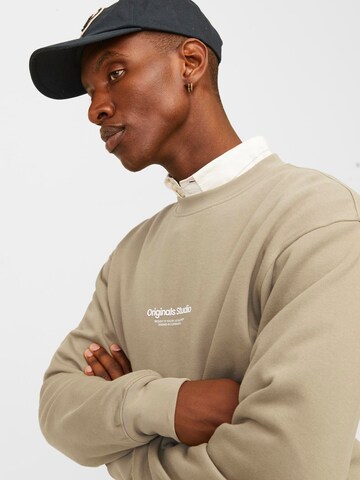 JACK & JONES Sweatshirt 'JJVesterbro' i beige