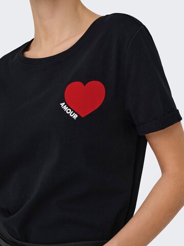 ONLY Shirt 'ONLVICA' in Black