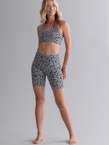 Skinny Leggings 'Biker' Hey Honey en gris