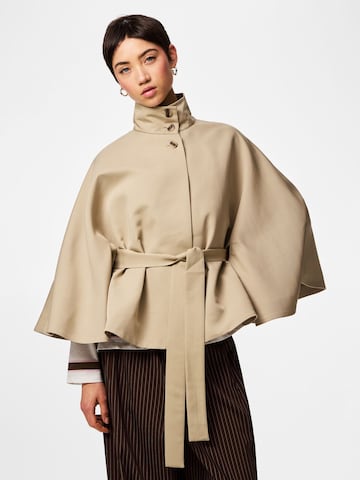 PIECES Kappe 'PCBerit' i beige: forside