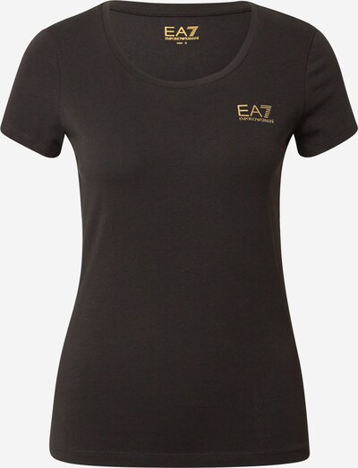 EA7 Emporio Armani T-Shirt in gold / schwarz, Produktansicht