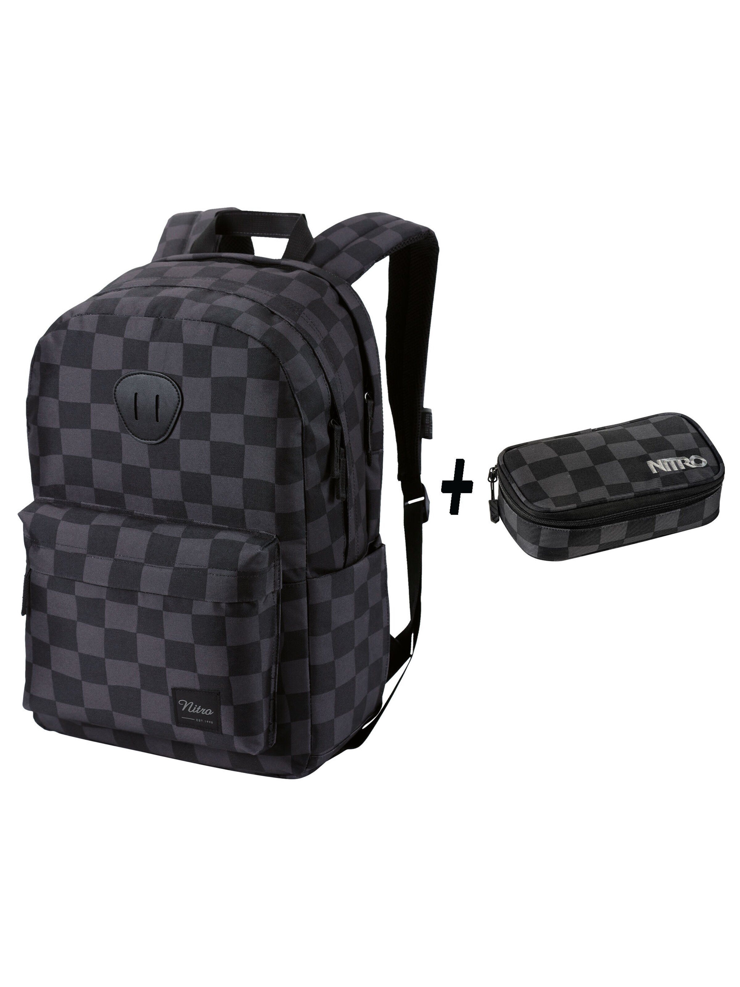 Sac à dos NITRO en noir : devant