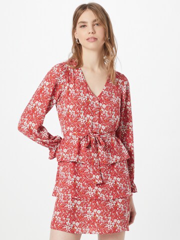 Robe 'Alma' ONLY en rouge : devant