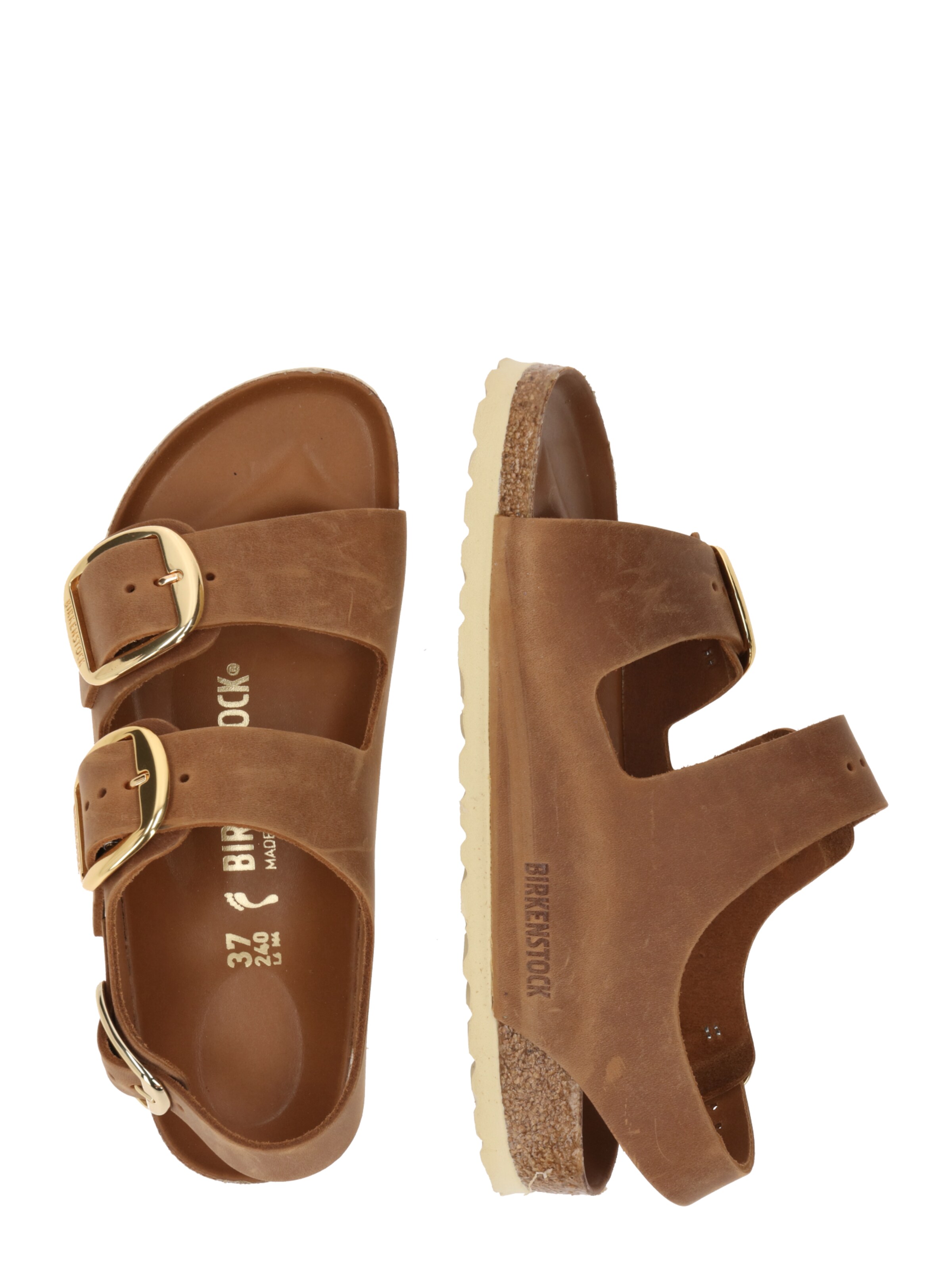 BIRKENSTOCK - Sandália 'Milano' em castanho