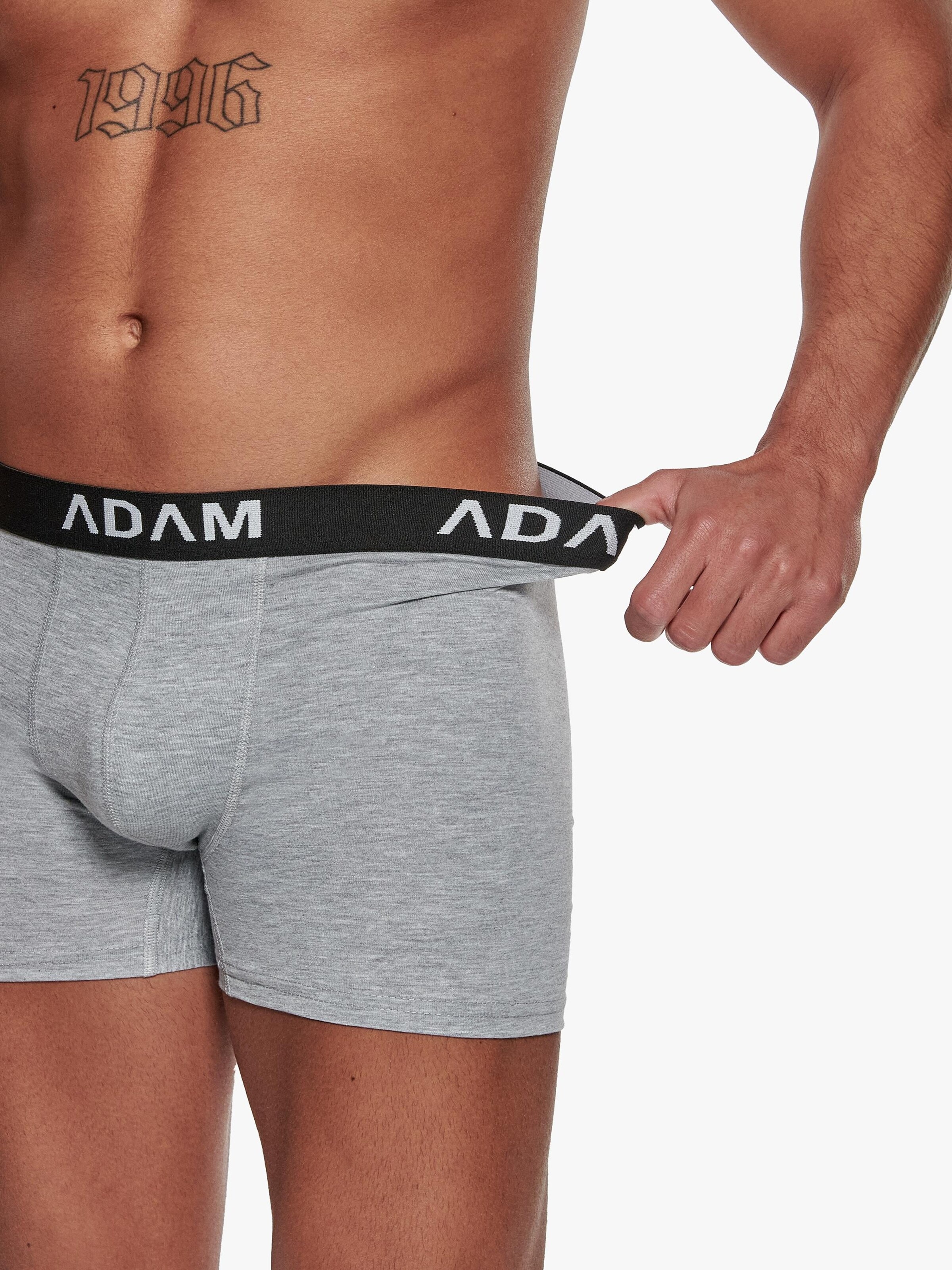 Adam Boxershorts '3er Pack'‌‌‌‌‌‌‌‌‌‌ in Grau
