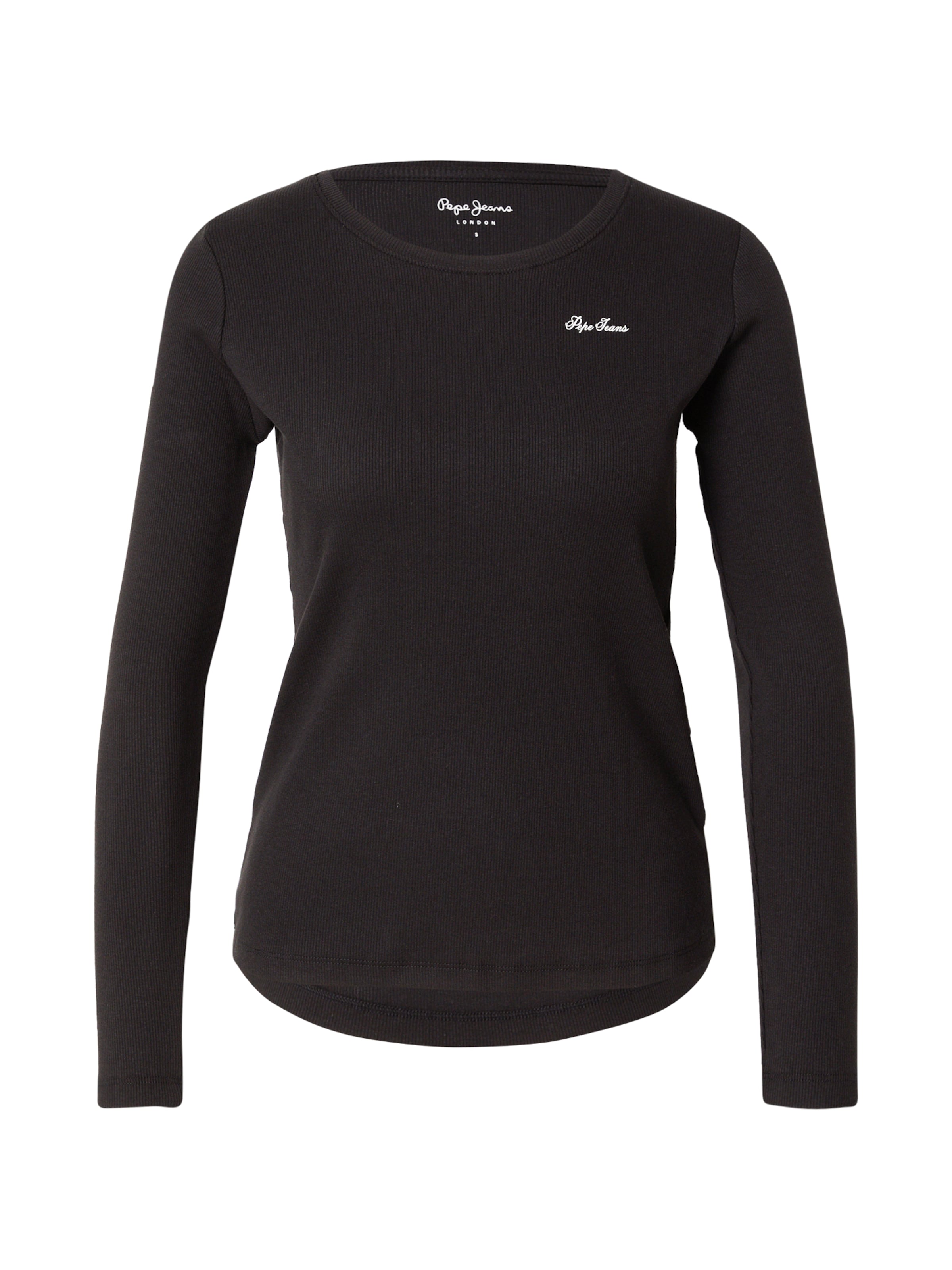 Pepe Jeans Tričko – černá: přední strana