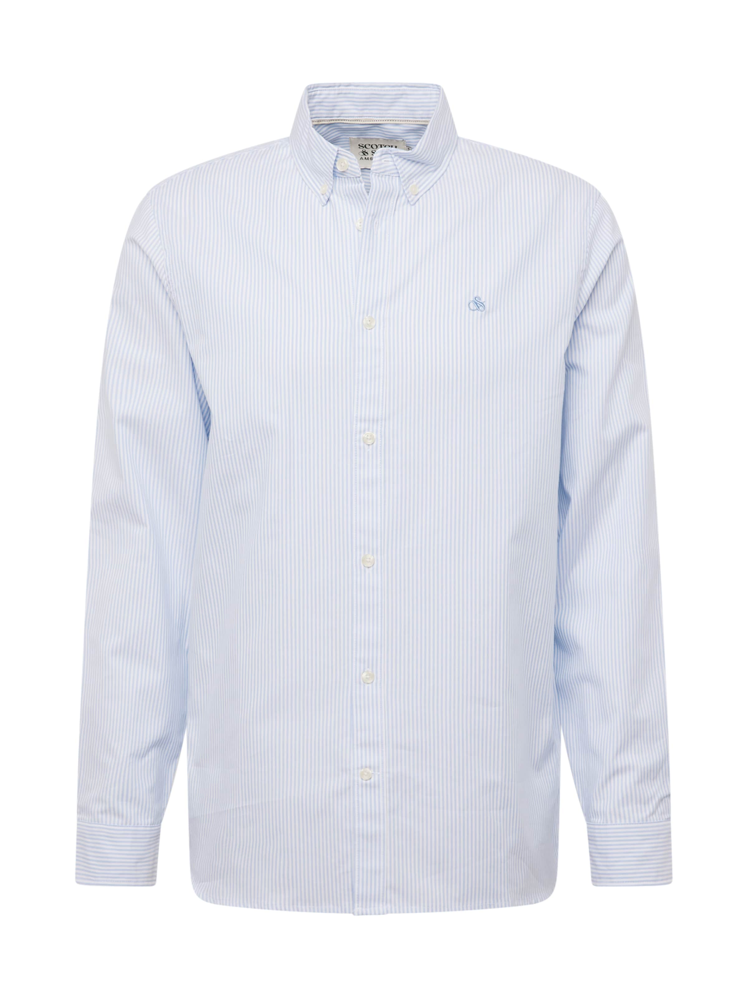Coupe regular Chemise SCOTCH & SODA en bleu : devant