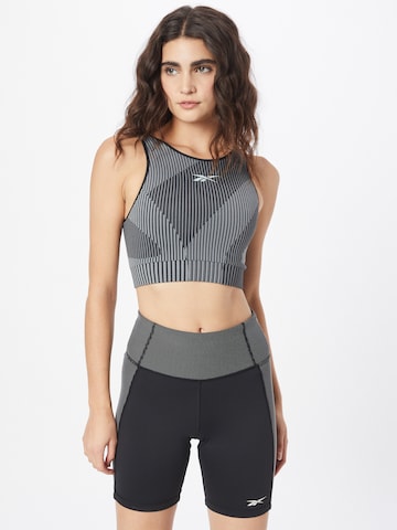 Haut de sport Reebok en gris : devant