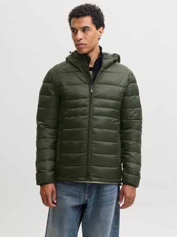 žalia JACK & JONES Demisezoninė striukė 'JJEKingsley': priekis
