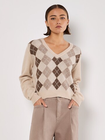 Apricot Pullover in Grau