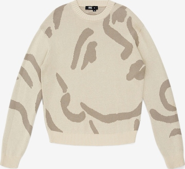 Dr. Denim Pullover 'Mic Sweater' in Beige: Vorderseite