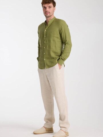 Slim fit Camicia business 'Caravaggio' di 7Camicie in verde
