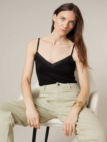Haut 'Mayati' Deeluxe en noir : devant